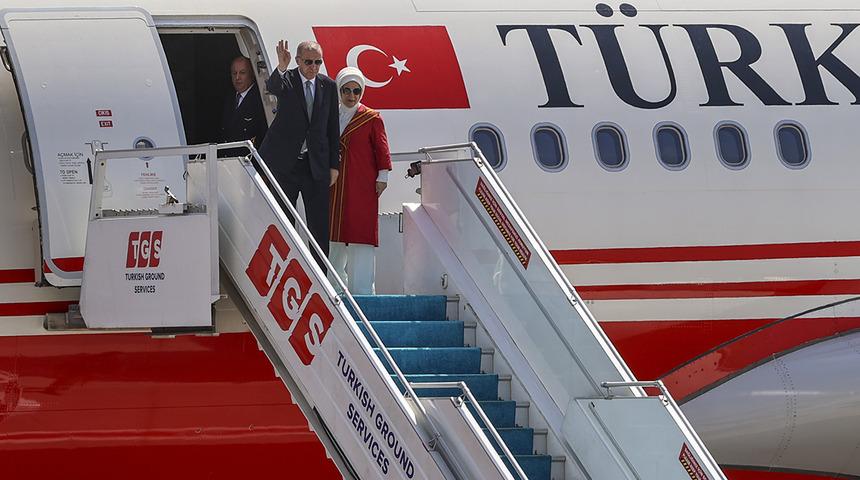 Cumhurbaşkanı Erdoğan, Azerbaycan'a gitti