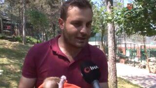 Yavru maymun hayvanat bahçesinin maskotu oldu: Biraz utangaç nazardan korkuyor