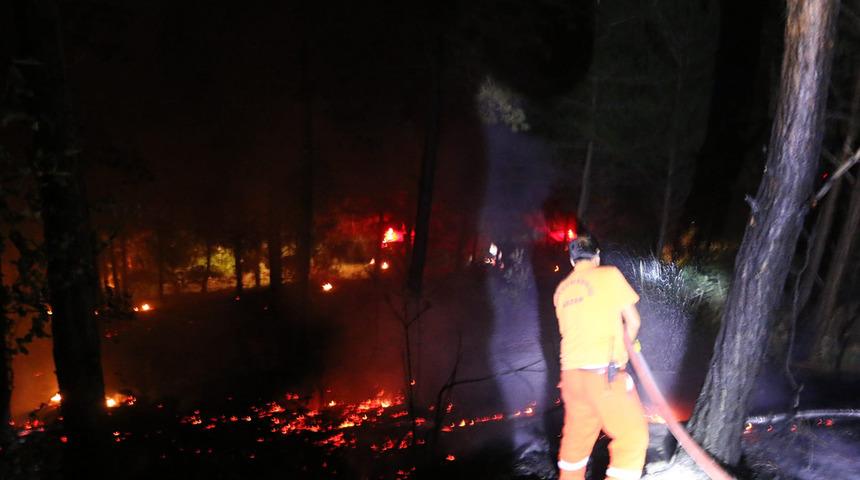 Kozan'da korku dolu dakikalar! 6 farklı noktada yangın