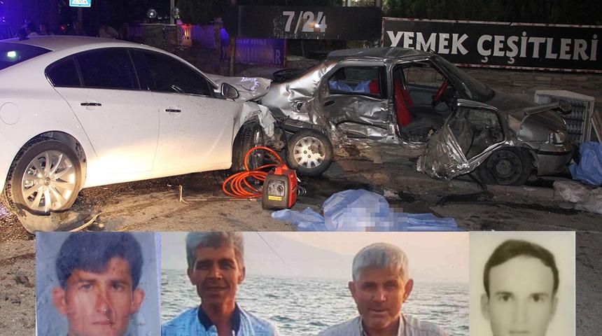 SON DAKİKA | Manisa Kula'da katliam gibi kaza! İki otomobil çarpıştı: 4 ölü, 2 yaralı