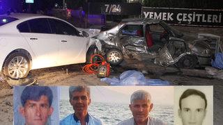 SON DAKİKA | Manisa Kula'da katliam gibi kaza! İki otomobil çarpıştı: 4 ölü, 2 yaralı