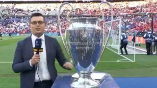 Son dakika: UEFA Şampiyonlar Ligi finalinin canlı yayınında ilginç an! Şaştı kaldı...