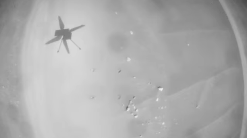 Bravo Ingenuity! NASA, Mars helikopterinin rekor kıran uçuşunu yayınladı