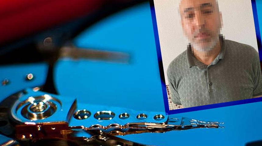 Sabit diskten fotoğrafı çıktı! Yüz tanıma sistemi sayesinde kıskıvrak yakalandı