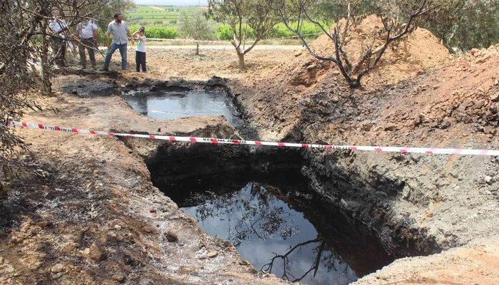 Manisa'da heyecanlandıran olay: Zeytin bahçesinde sondaj yaparken keşfetti... Petrole benziyor!