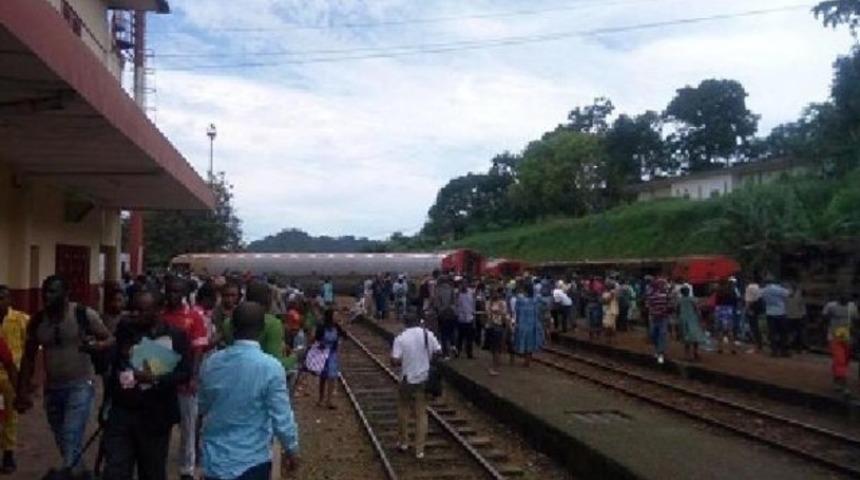 Kamerun&rsquo;da korkun&ccedil; tren kazası: 55 &ouml;l&uuml;