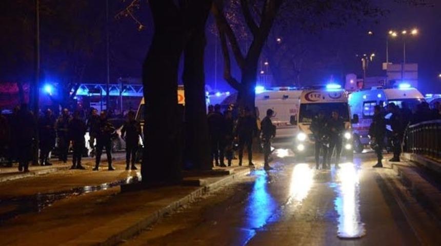 Ankara'da patlama anını mobese kameraları görüntüledi