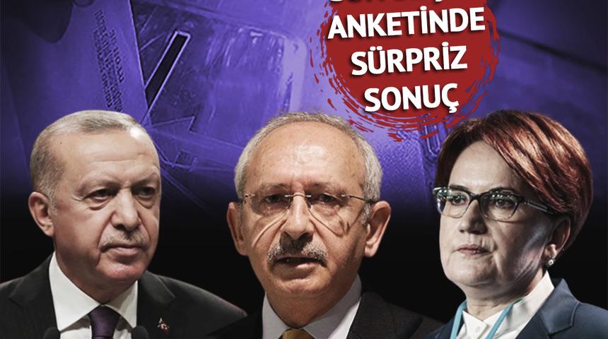 Son se&ccedil;im anketinde s&uuml;rpriz sonu&ccedil;! Akşener şaşırttı: Kendi partisine fark attı