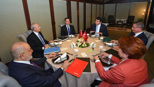 Kulisler bunu konuşuyor! Altılı masanın adayı ile ilgili dikkat çeken iddia: Genel başkanların yöneteceği isim...