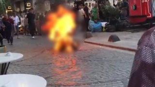 Galata Kulesi önünde kendisini yakan Abdullah Cihat Turan Pekpak öldü mü? Galata Kulesi Meydanı'nda tinerle kendini yakan Abdullah Cihat Turan Pekpak kimdir?