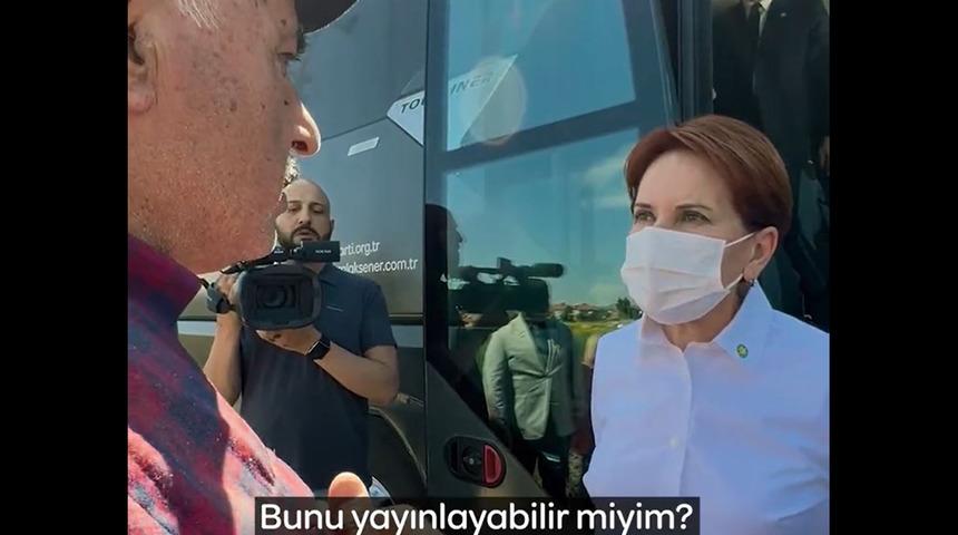 Akşener önce dinledi, sonra şaşkına döndü! 'Bunu yayınlayabilir miyim?'
