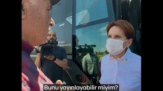 Akşener önce dinledi, sonra şaşkına döndü! 'Bunu yayınlayabilir miyim?'