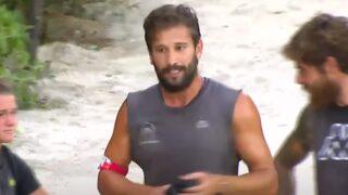 Survivor'da Adem ve Hikmet oyun alanında birbirine girdi! Gözlerini hastanede açarsın