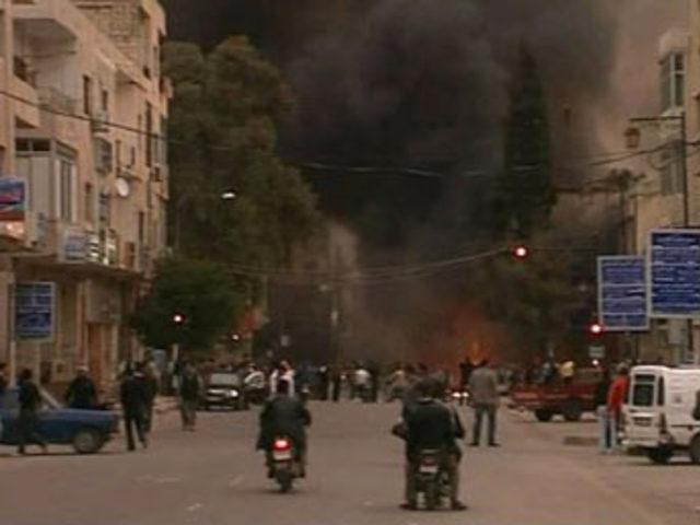 Şam da 15 kişinin öldüğü anın Video su 1