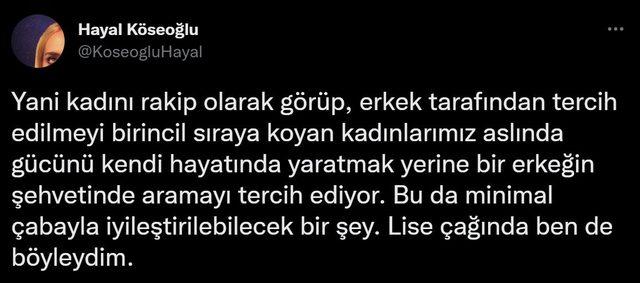 Compartir 'sexista' de Hayal Köseoğlu, Prisoner's Sasha!  Confesó y detonó la bomba: '¡Estaba enfermo del estómago incluso mientras lo escribía!'