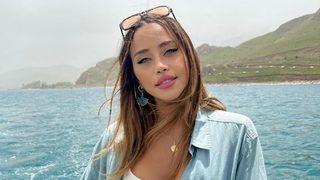 Hamdi Alkan'ın kızı Zeynep Alkan havuzun içinden bikinili poz verdi!