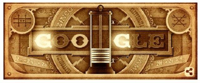 Google Alessandro Volta'yı doodle yaparak hatırlattı Son Dakika Haberler