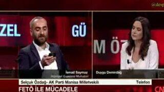 İsmail Saymaz, AKP’li vekili canlı yayında zor durumda bıraktı