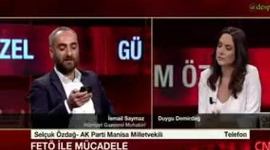 İsmail Saymaz, AKP’li vekili canlı yayında zor durumda bıraktı