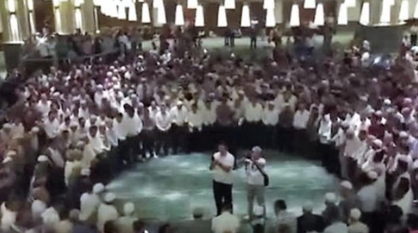 Cumhurbaşkanlığı yerleşkesindeki zikir t&ouml;reninin g&ouml;r&uuml;nt&uuml;leri