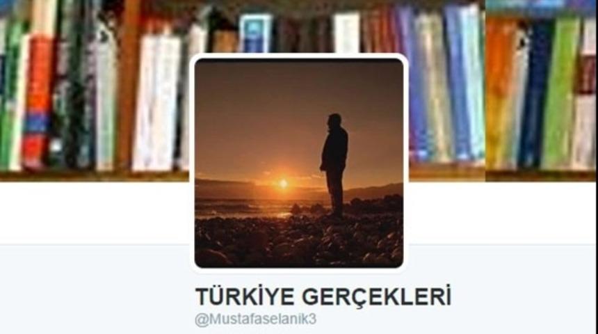 &ldquo;T&uuml;rkiye Ger&ccedil;ekleri&rdquo; adlı twitter kullanıcısına FET&Ouml;'den g&ouml;zaltı