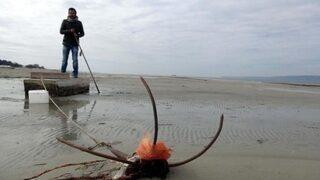 Cemre havaya düştü, deniz suyu çekildi