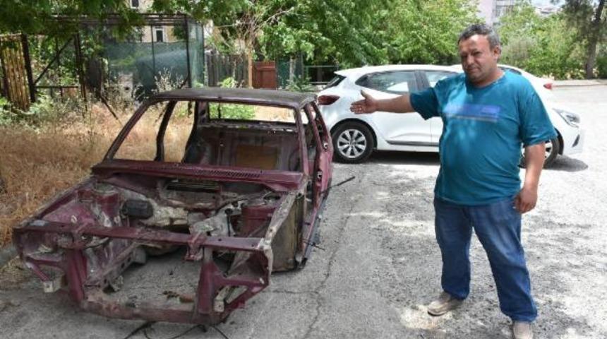 Çalınan otomobilini parçalanmış halde buldu! 'Keşke böyle görmeseydim'