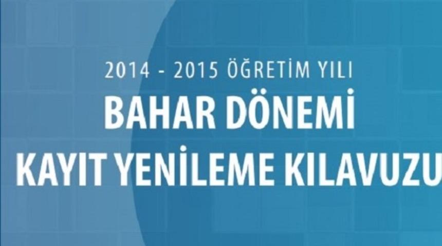 AÖF kayıt yenileme başvuruları sona erdi