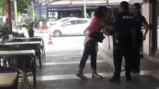 Genç kadından polise ölüm tehdidi! Sen benim telefonum için benim peşimdesin