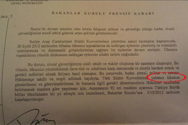 Suriye tezkeresi TBMM den geçti 1