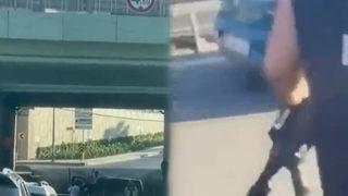 O görüntüler sosyal medyayı salladı! Düğün konvoyunda pompalı tüfekle dehşet saçtılar! 'Önüne kır, önüne kır...'