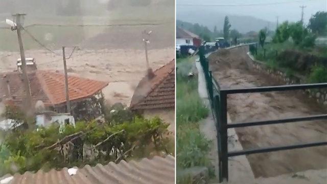 Denizli ve Nevşehir'i sağanak yağış ve dolu vurdu! Dereler taştı, evler su altında kaldı, hayvanlar öldü...