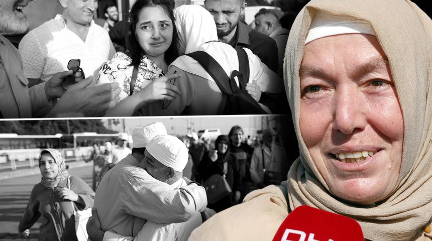 Pandemi sonrası Türkiye'den ilk hac yolcuları uğurlandı! "Uçağa binmeden uçuyoruz"