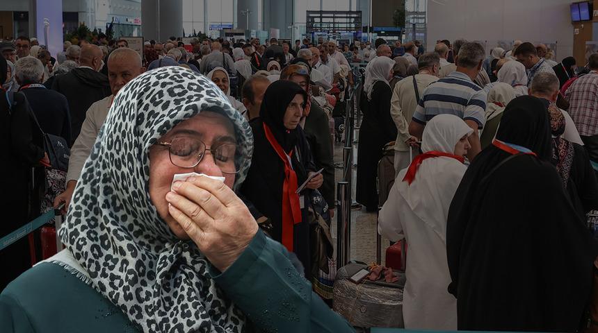İki yıl sonra ilk hacı kafilesi yolda! İstanbul Havalimanı'ndan böyle uğurlandılar…