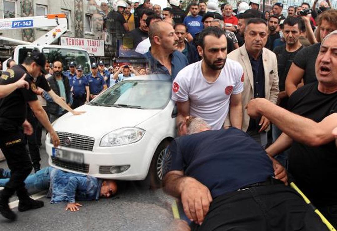 Beyoğlu'nda ortalık karıştı! Kentsel d&ouml;n&uuml;ş&uuml;m gerginliği...