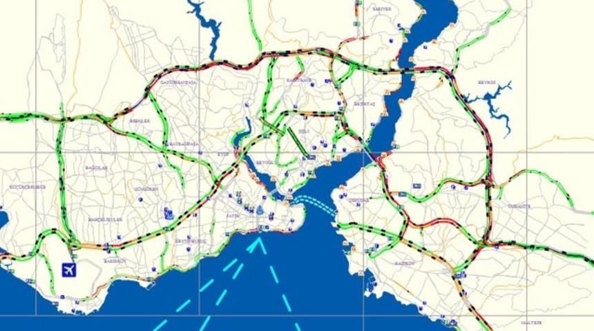 İBB trafik durumu takibini Mynet.com'dan yapabilirsiniz