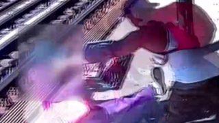 Metroda dehşete düşüren olay! Metro istasyonda bekleyen kadını bir anda raylara itti