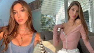 Şevval Şahin'in bikinili tatil pozları sosyal medyayı salladı! Düşmek üzere olan havluyla paylaştı