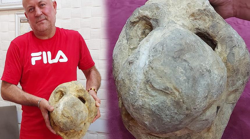 Çankırı'da tarlada bulundu! Fosili andırıyor, incelemeye alınacak