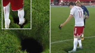 Futbol sahalarında gizemli olay! Saha ortasında bir anda belirdi ve...