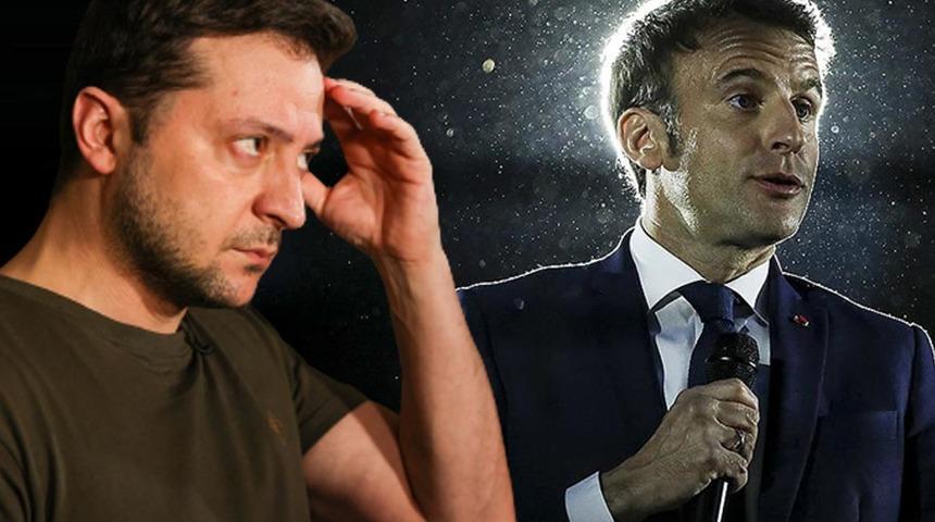 Macron'un sözleri Zelenskiy'i kızdırdı! "Gerçekten anlamıyorum, 8 yıldır bizi öldürüyorlar"