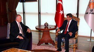 Ekmeleddin İhsanoğlu, Davutoğlu'yla görüştü