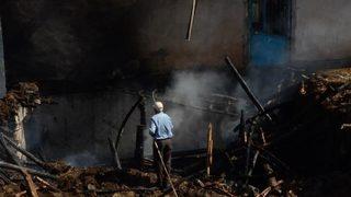 Arguvan’da 4 ev yandı