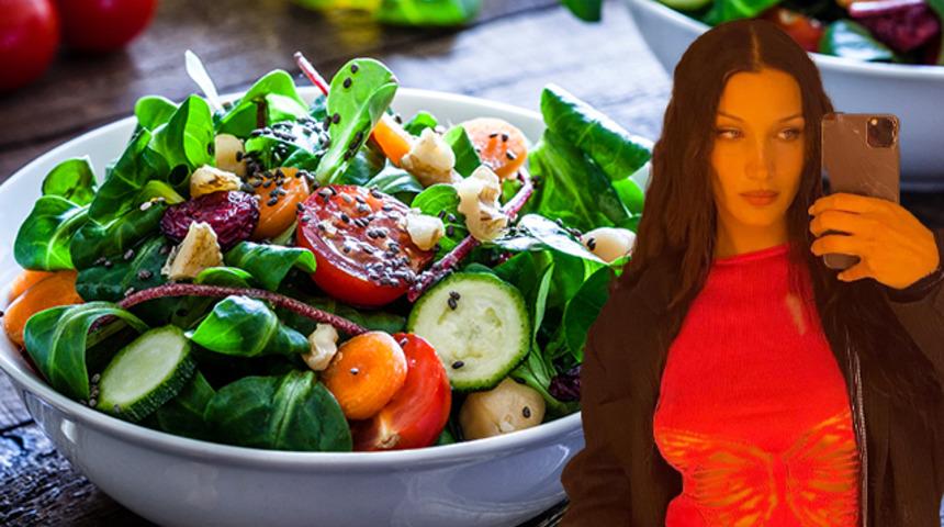 Bella Hadid’in en sevdiği salata tarifi: Sadece 5 temel malzemeli  