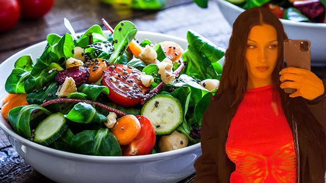 Bella Hadid’in en sevdiği salata tarifi: Sadece 5 temel malzemeli  