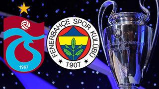 İşte Şampiyonlar Ligi'nde Fenerbahçe ve Trabzonspor'un rakipleri! Kura çekimi ne zaman? İşte tüm detaylar...