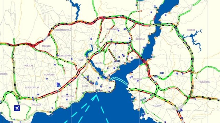 İstanbul trafiği kilit! İşte FSM ve Boğaziçi'nde son durum