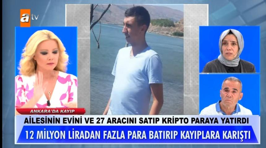 Kripto parada ailesinin 12 milyon lirasını batıran Ali Uğur Durkun'u Müge Anlı buldu! Canlı yayında şaşkına çeviren sözler