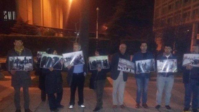 Uludere için sessiz bekleyiş protestosu