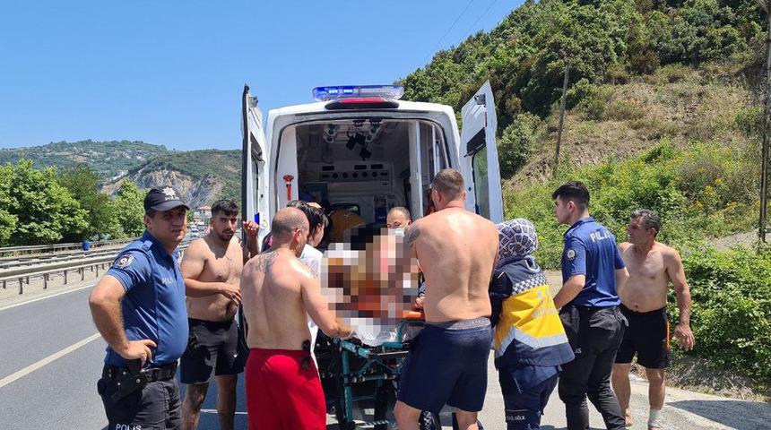 Plajda korkunç olay: Kendini ateşe verdi! Ambulans geldiğinde bakın ne demiş